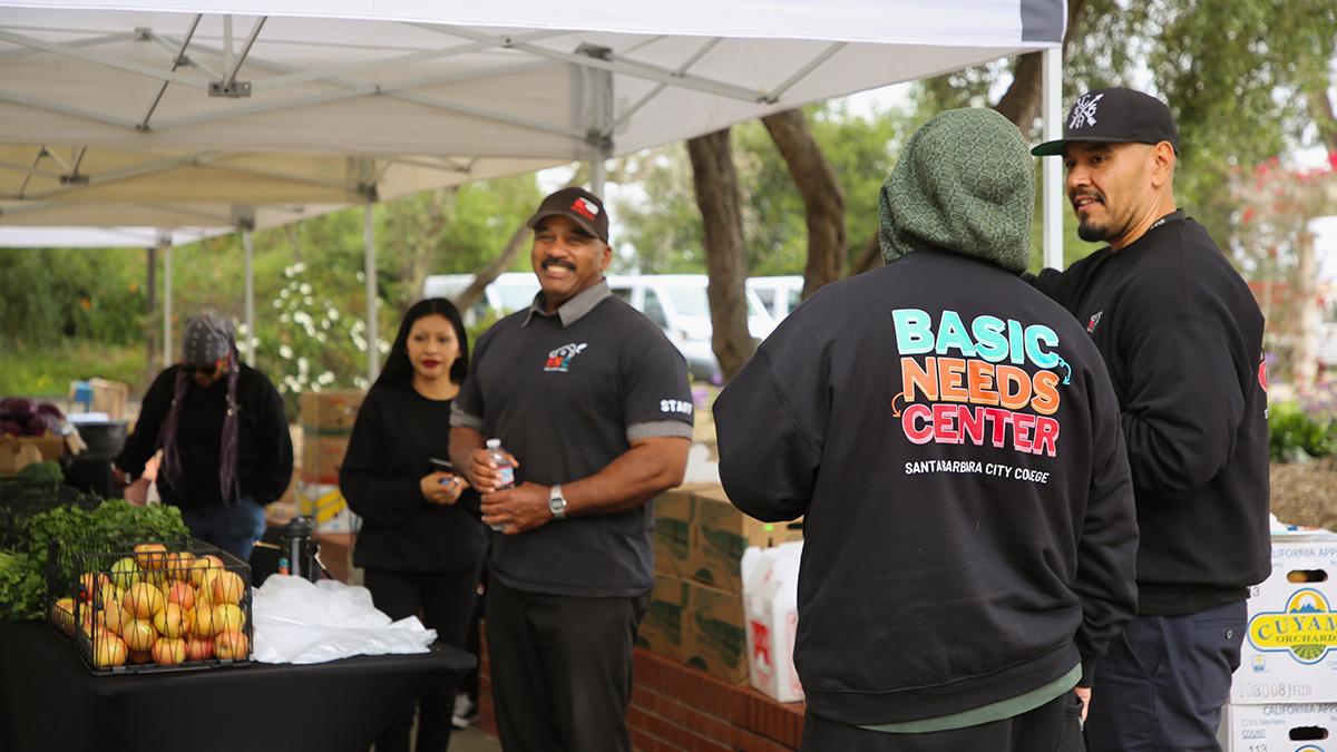 BNC team member working foodshare event